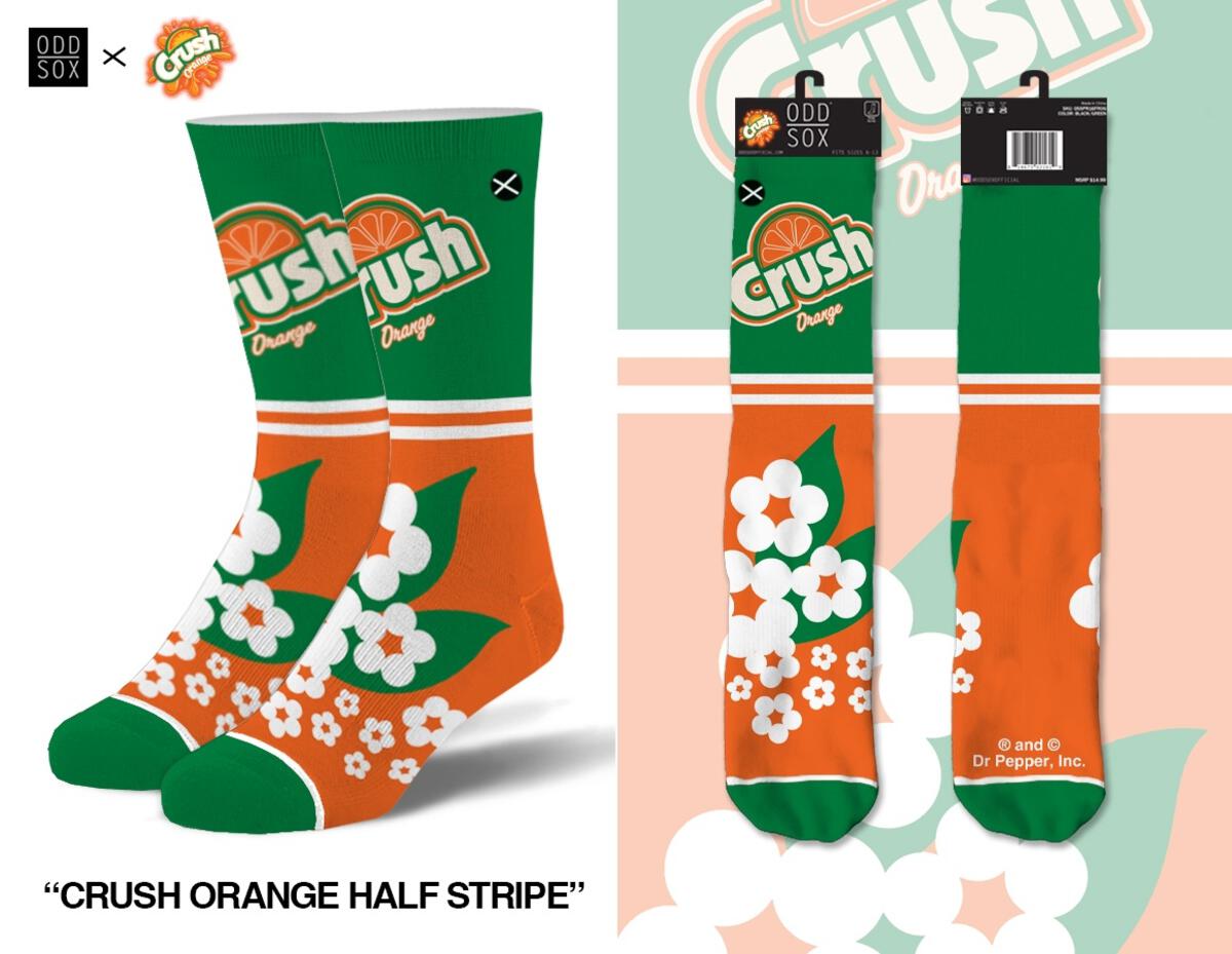 Crush Orange Half Stripe