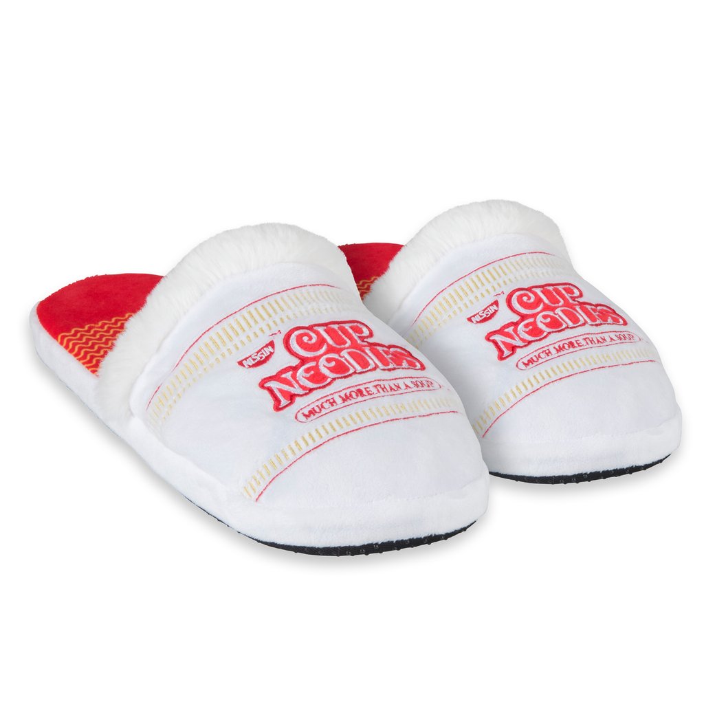 Cup Noodles Fuzzy Slides