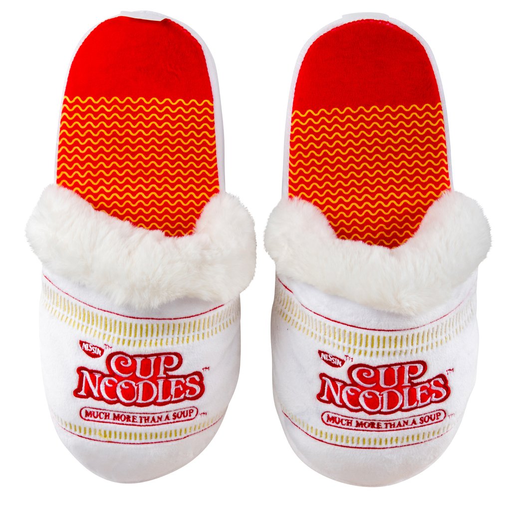 Cup Noodles Fuzzy Slides
