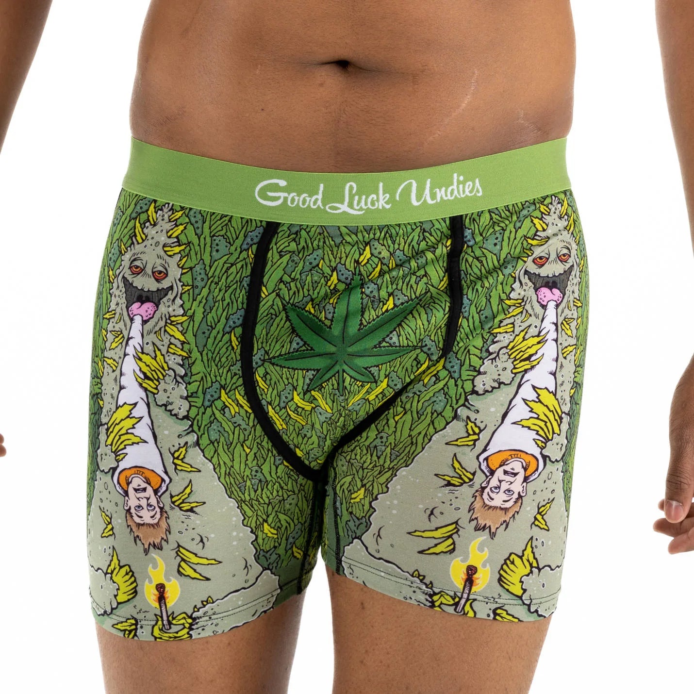 Men's Weed Smoking Human Underwear