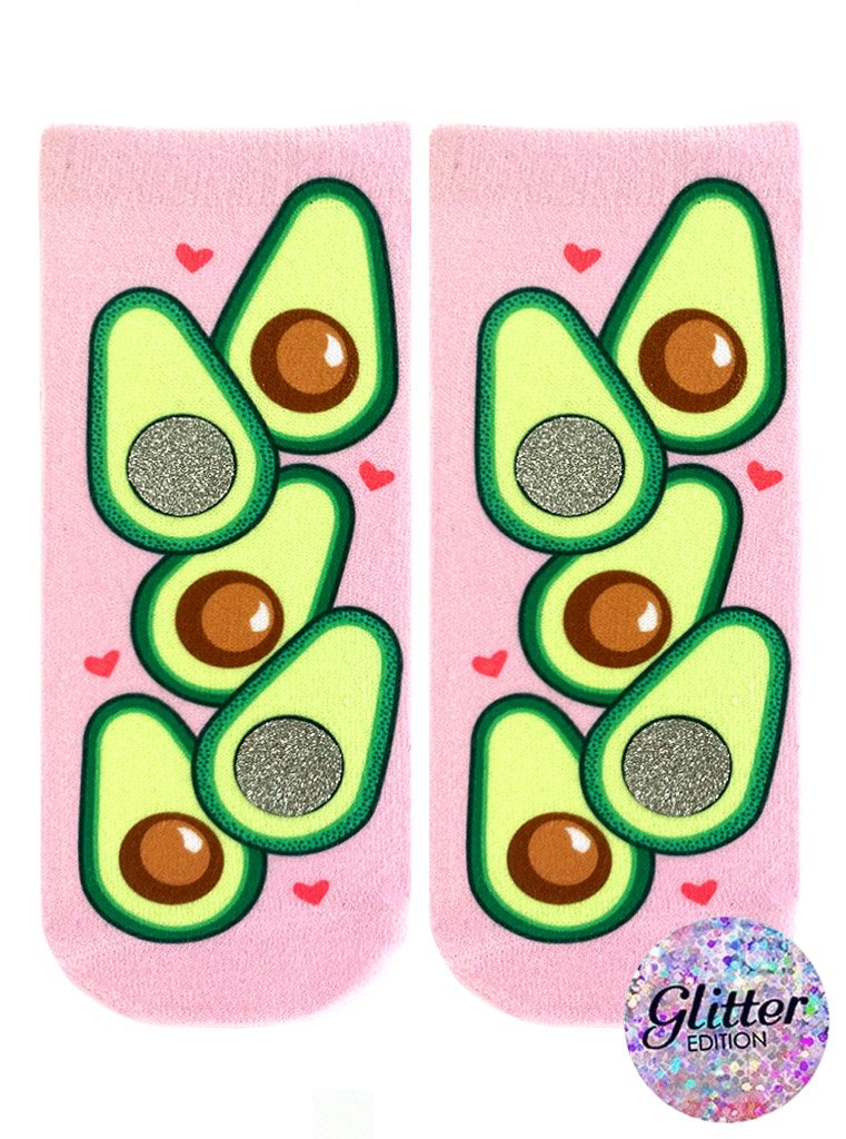 Avocado Queen Glitter Ankle