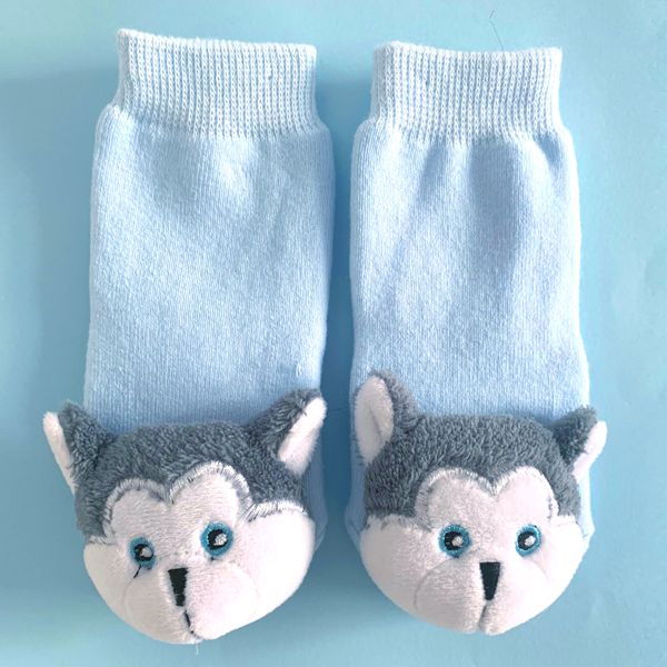 Baby Wolf Boogie Toes Rattle Sock