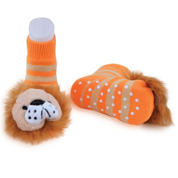 Lion Rattle Boogie Toes Rattle Sock