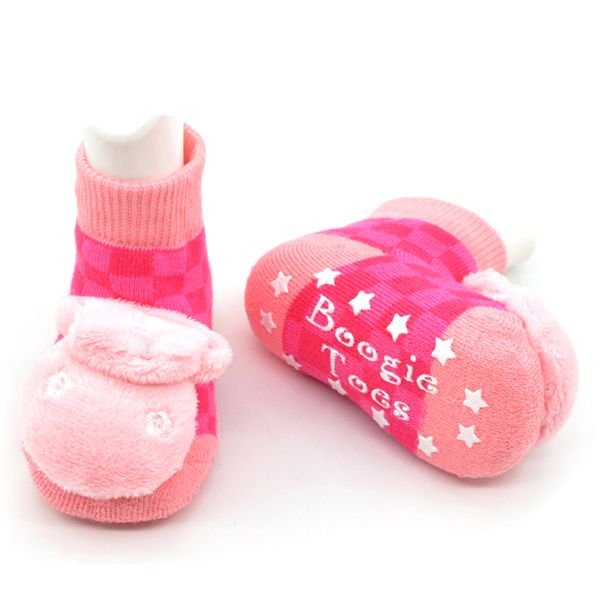 Pink Purse Boogie Toes Rattle Sock