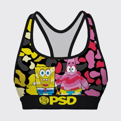 PSD Spongebob Krusty Pants Sports Bra Women's Top Underwear