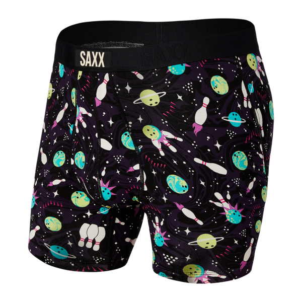 Ultra Boxer Brief Fly - Black Cosmic Bowling