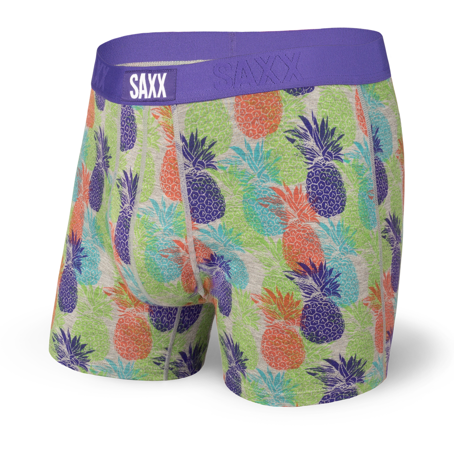 Ultra Boxers Brief Fly- MULTICMYK PINEAPPLE