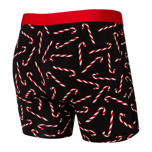 Vibe Boxer Brief - Black Candy Canes