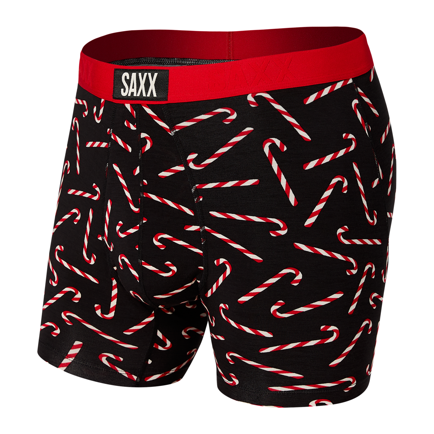 Vibe Boxer Brief - Black Candy Cane
