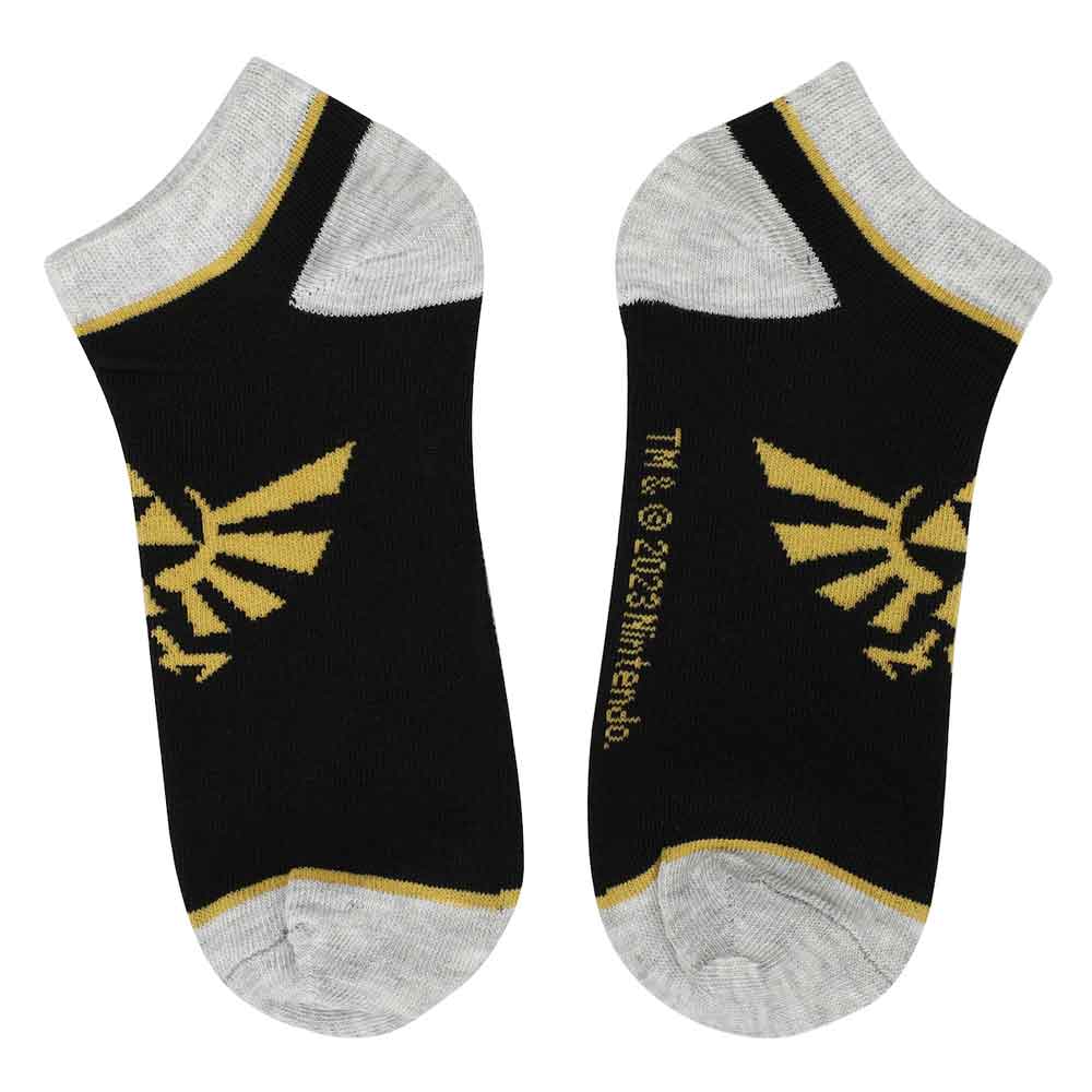 Zelda Hyrule Crest 5 Pack Ankle