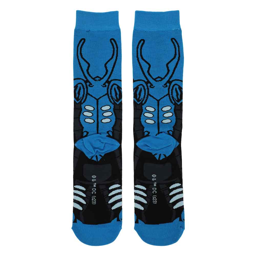 Dc Comics Justice League Blue Beetle Animigos 360 Character Socks