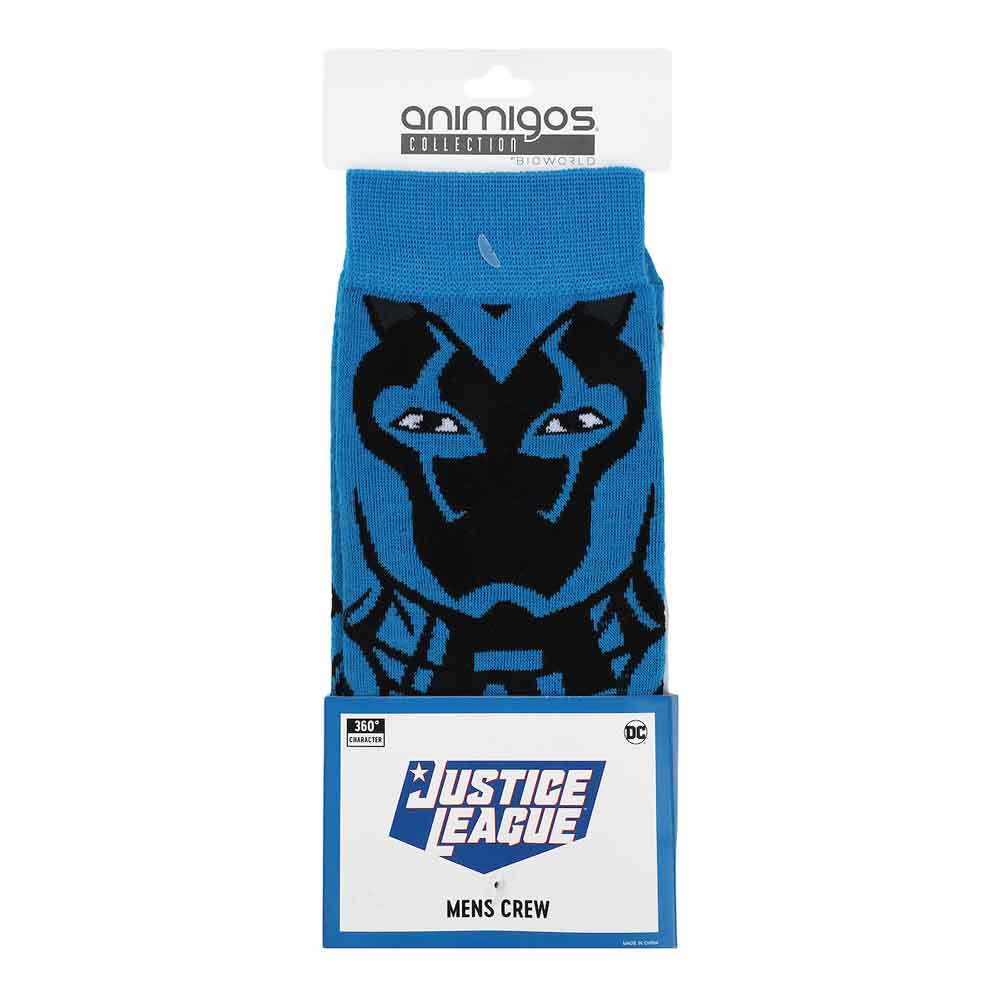 Dc Comics Justice League Blue Beetle Animigos 360 Character Socks
