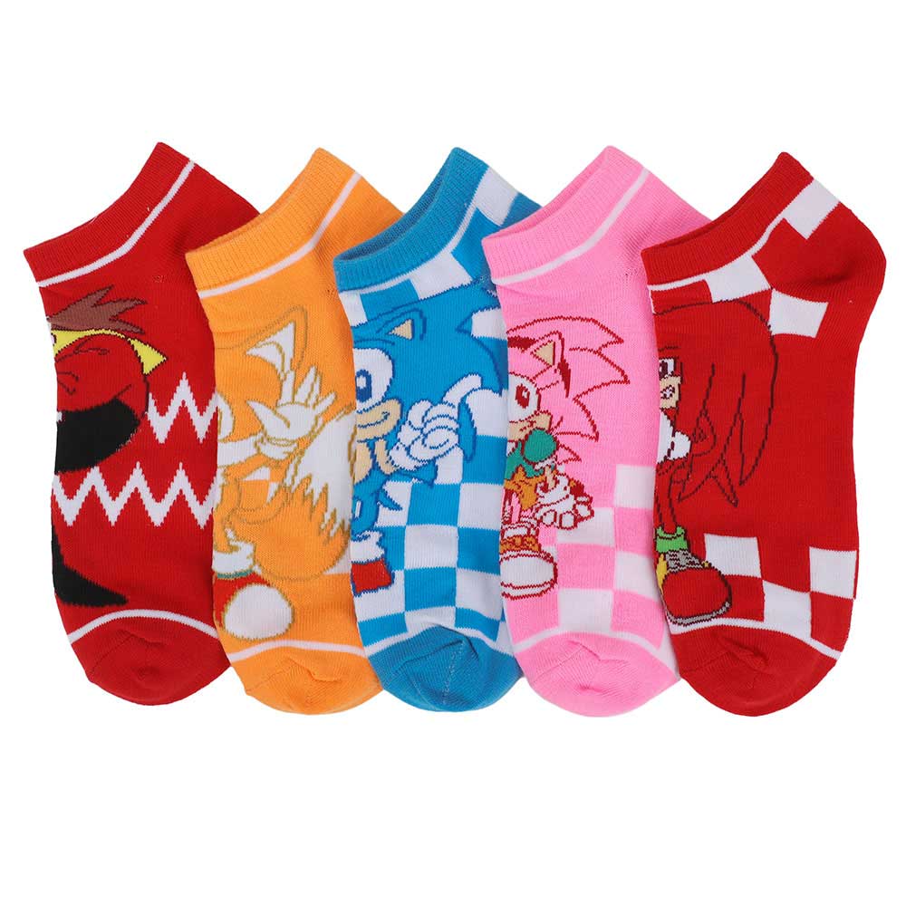 Sonic The Hedgehog 5 Pack Ankle