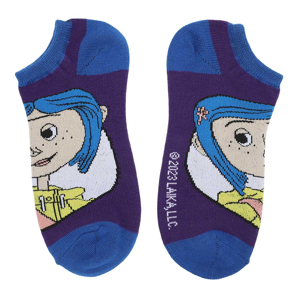 Coraline Characters 5 Pair Ankle Socks