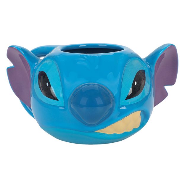 Stitch Sculpted Ceramic Mug