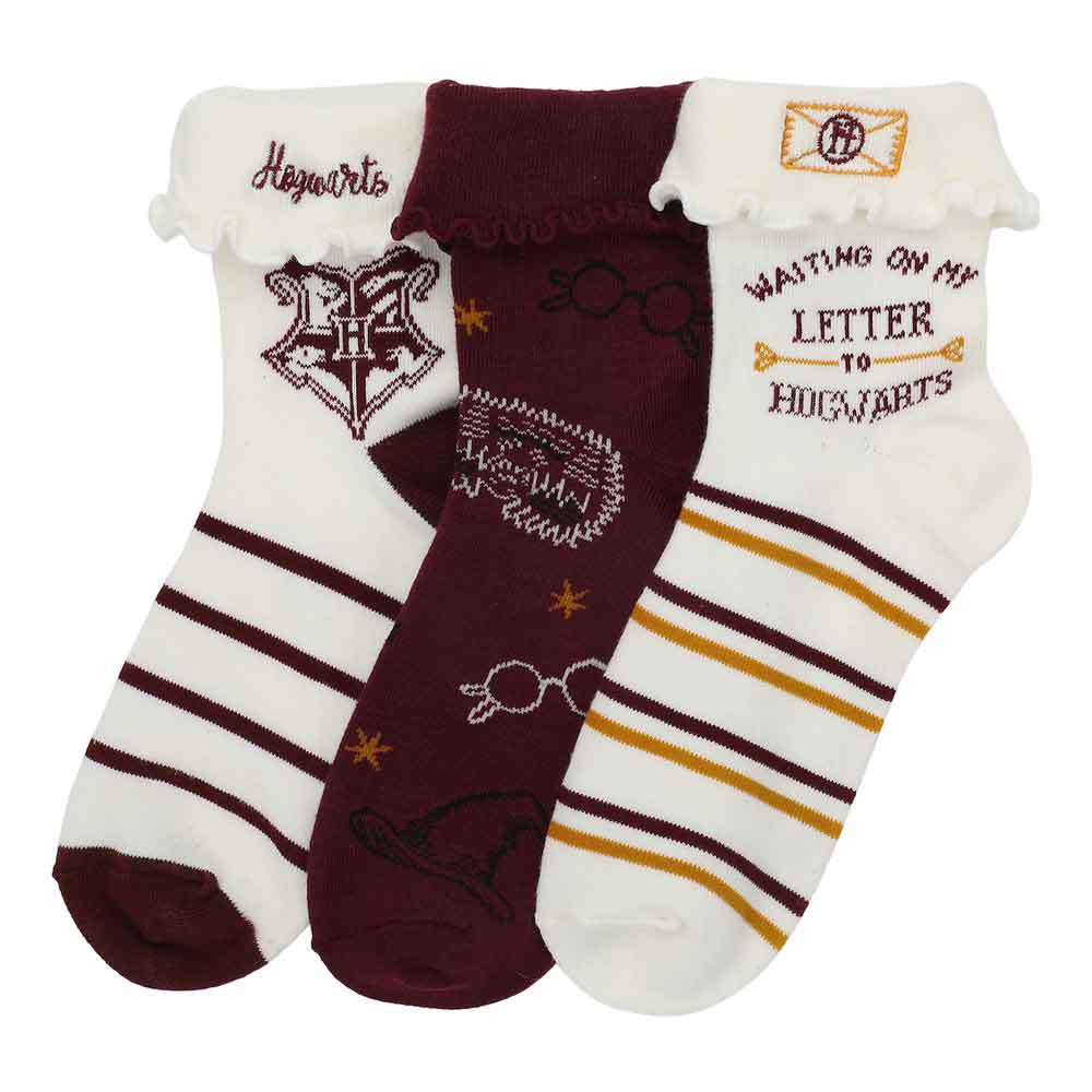 Harry Potter Gryffindor Quarter Crew 3 Pack