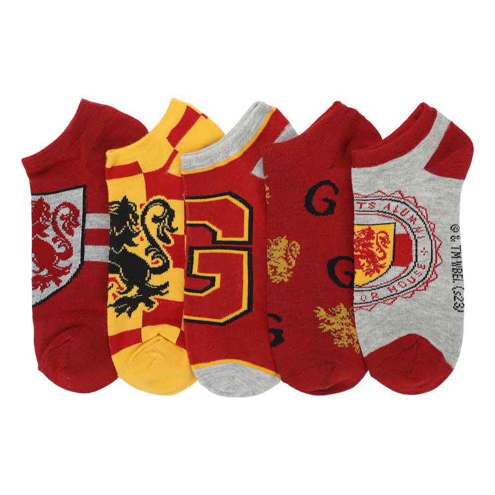 Harry Potter House Gryffindor 5 Pack Ankle