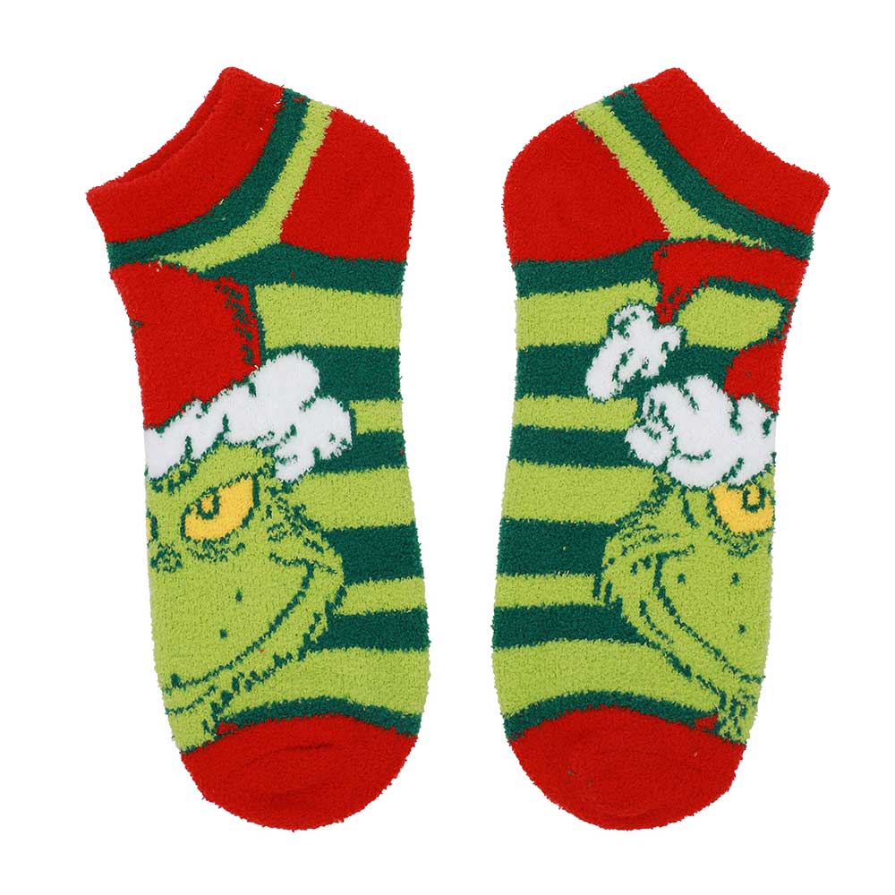 Fuzzy The Grinch 3 Pack Ankle