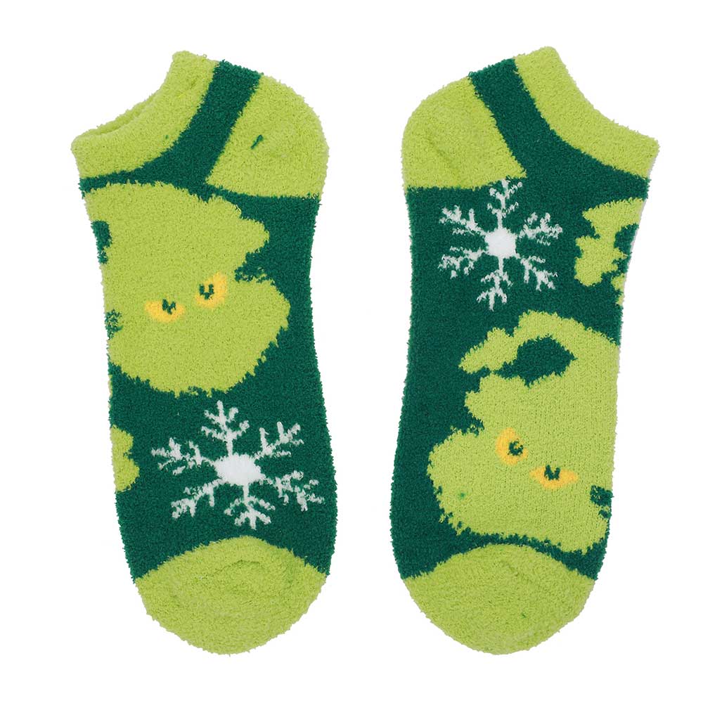 Fuzzy The Grinch 3 Pack Ankle