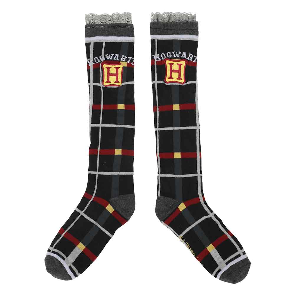 Harry Potter Hogwarts Plaid Knee High