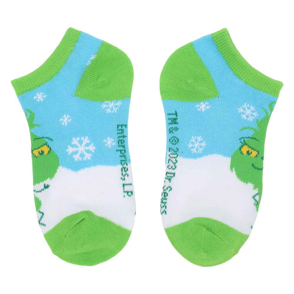 The Grinch 6 Pair Ankle Youth