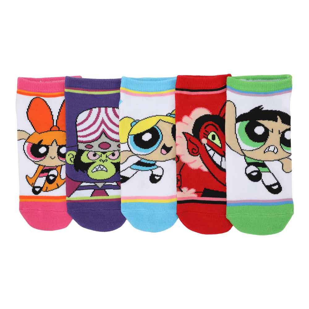 Power Puff Girls 5 Pack Ankle