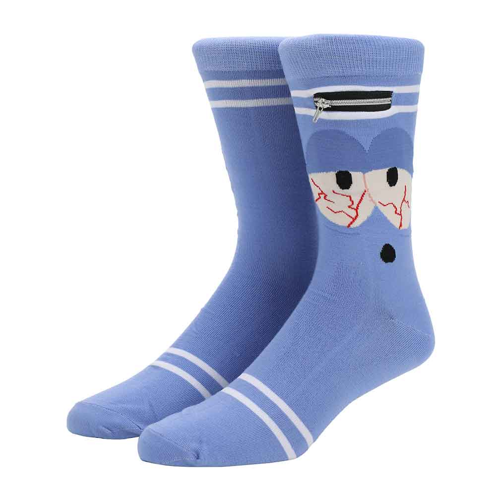 Towelie Zipper Pocket Crew Socks