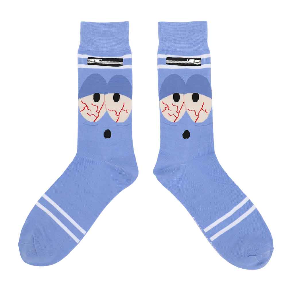 Towelie Zipper Pocket Crew Socks