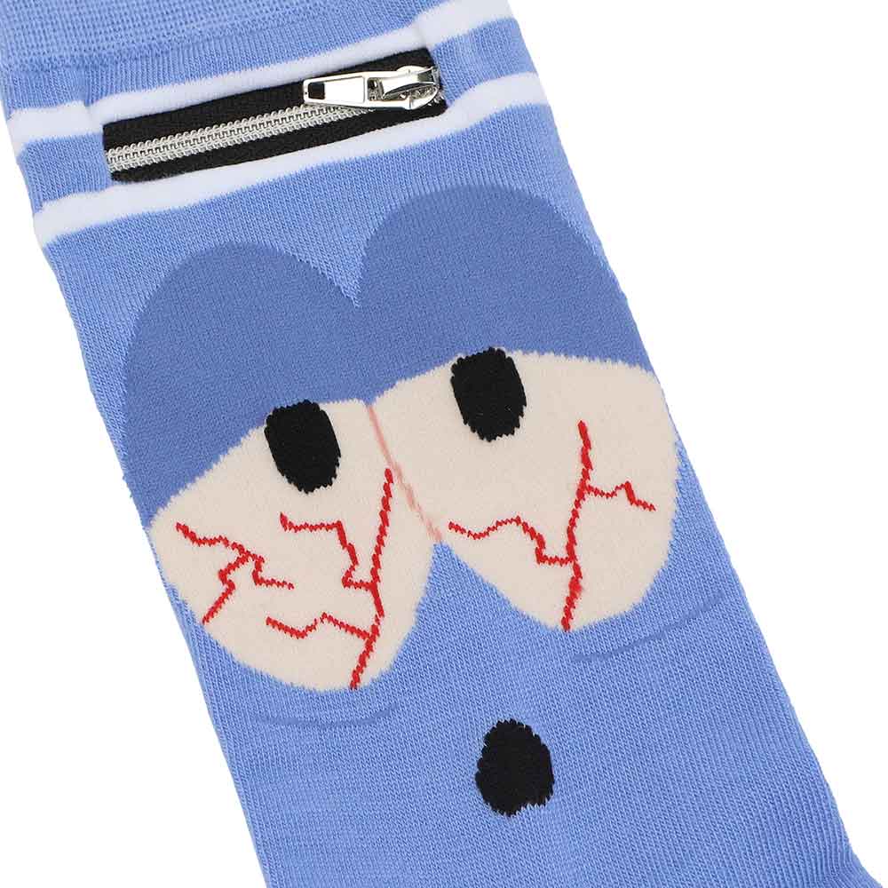 Towelie Zipper Pocket Crew Socks