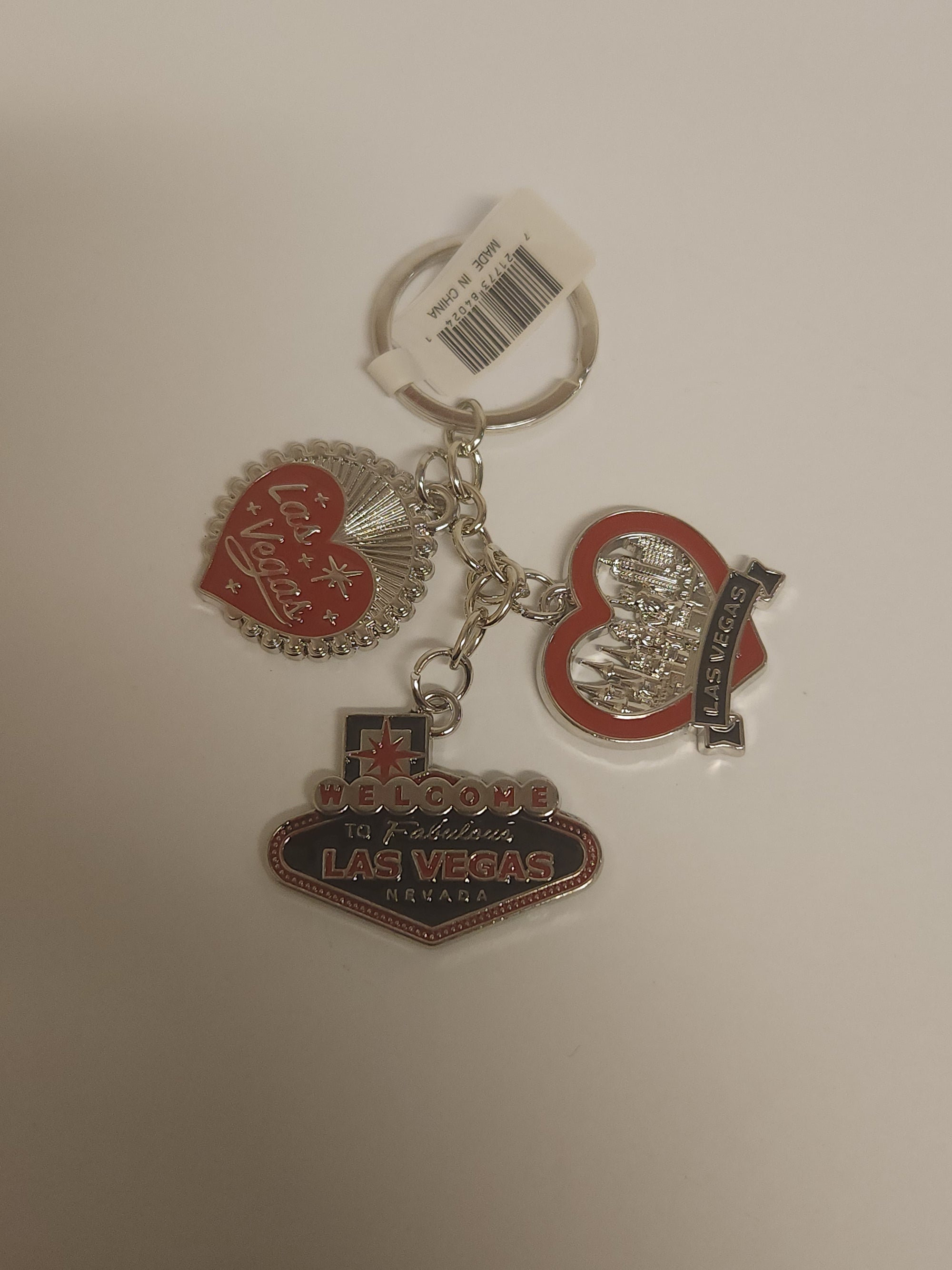 Lv Charm Red/Black Sign/Heart Kr