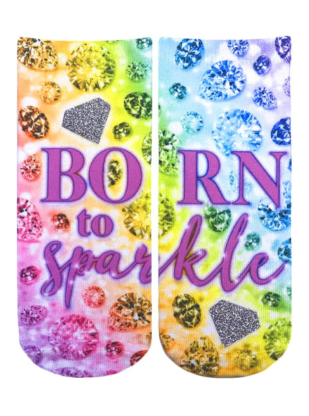 Born To Sparkle Glitter Ankle