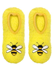 Fuzzy Bee Slippers