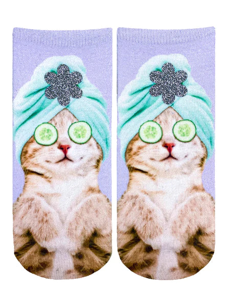 Spa Kitty Glitter Ankle