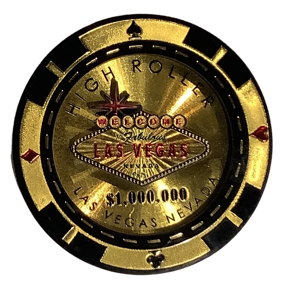 Magnet 2D Pokerchip Gold