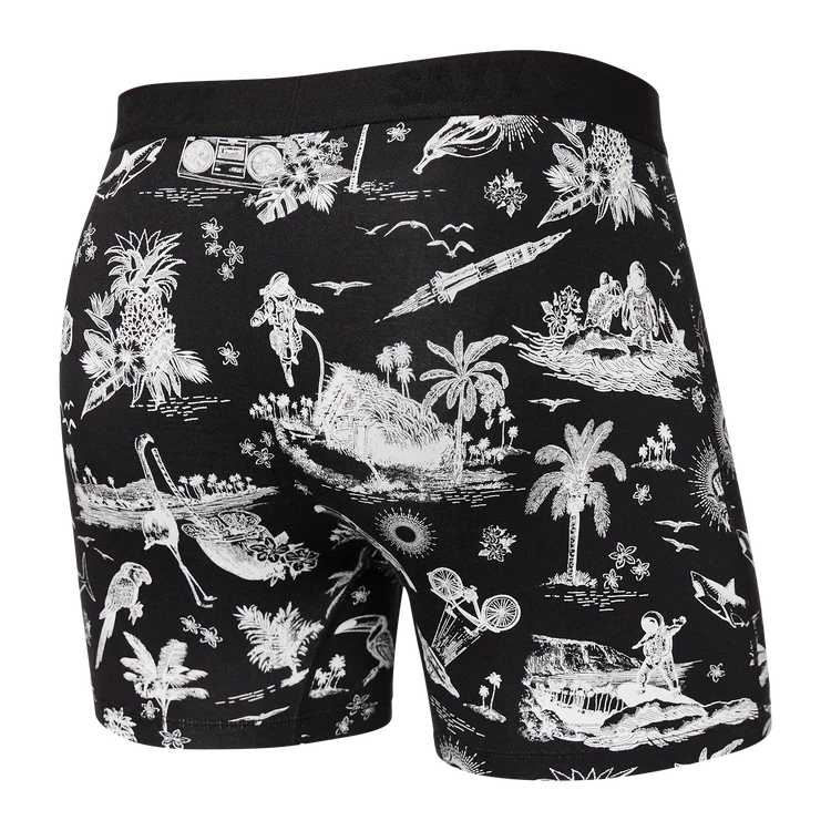 Ultra Boxer Brief - Black Astro Surf and Turf