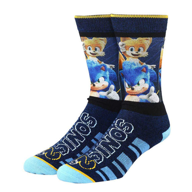 Sonic The Hedgehog 2 Logo Crew Socks