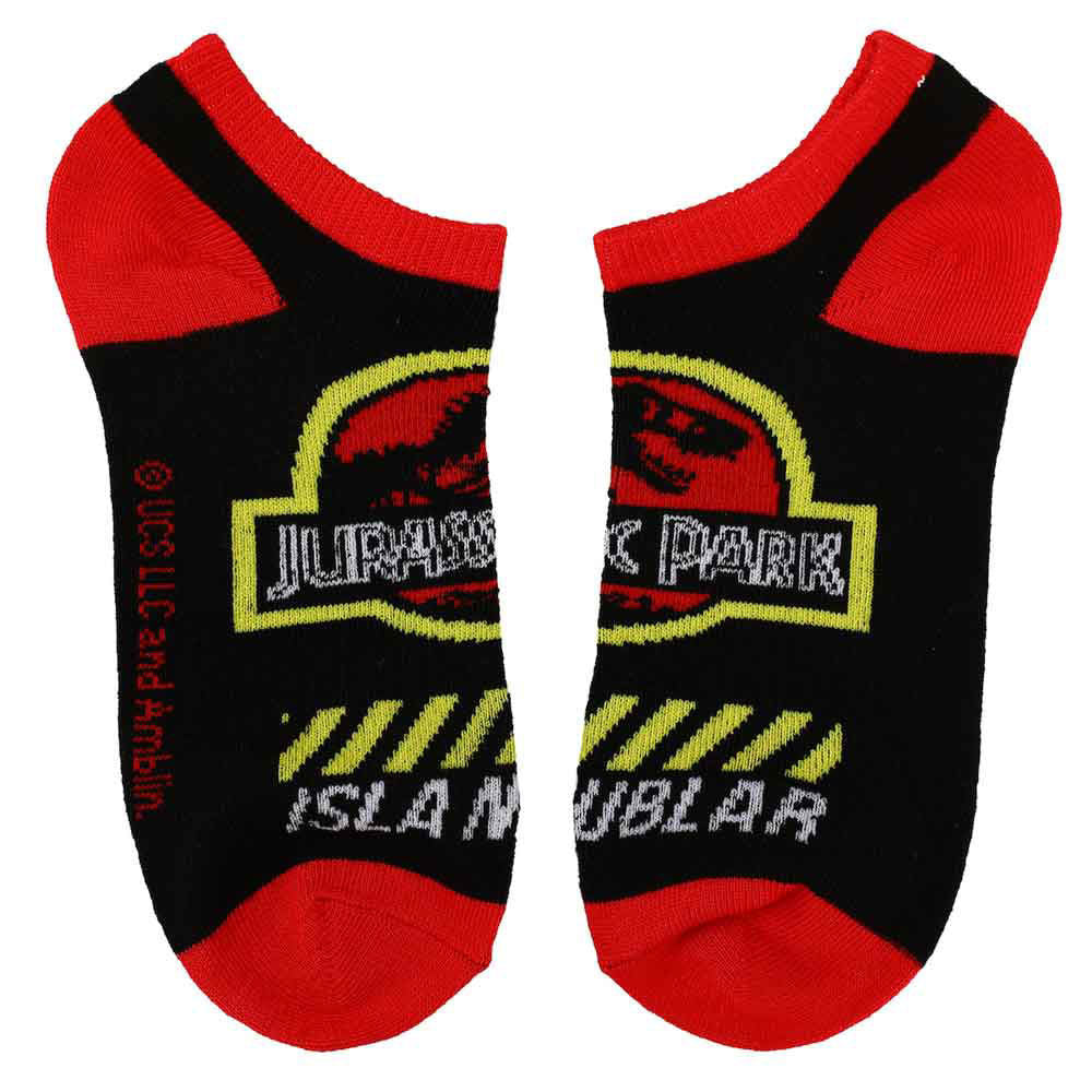 Jurassic Park 5 Pair Ankle Socks