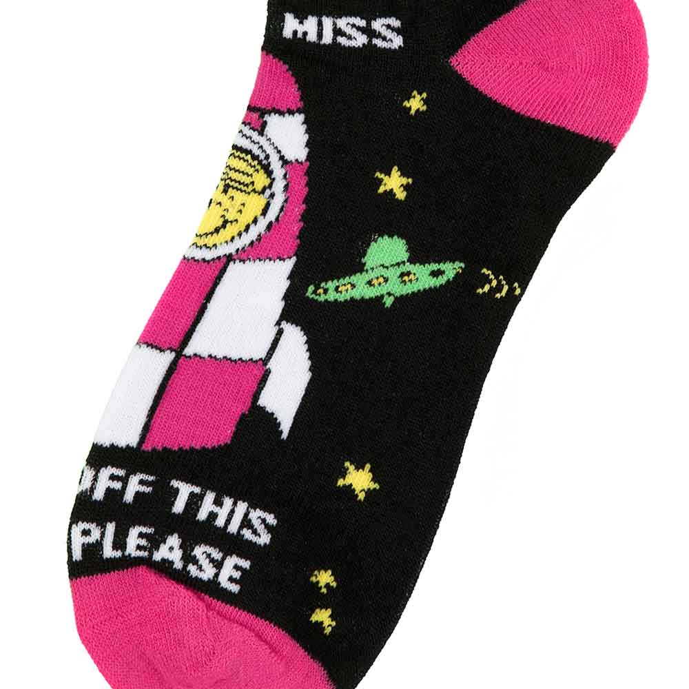 Little Miss Character 5 Pair Ankle Socks