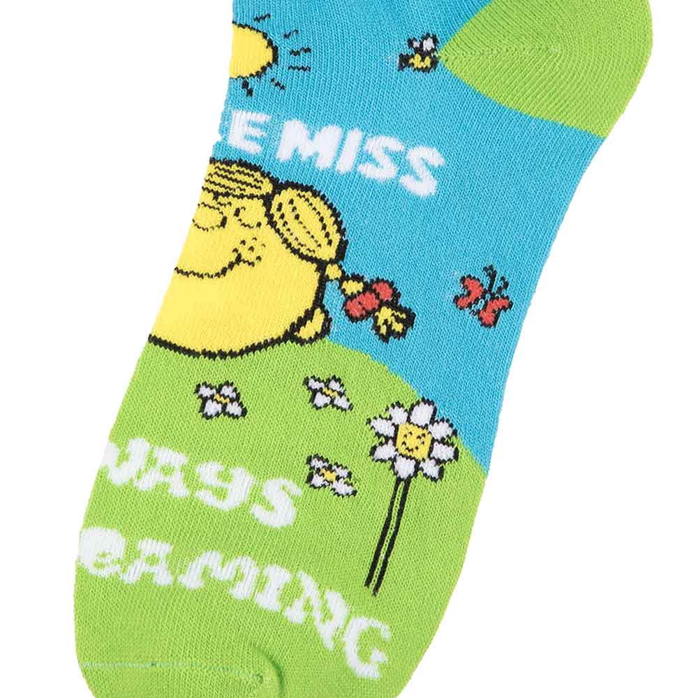 Little Miss Character 5 Pair Ankle Socks