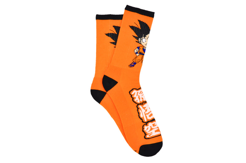 Dragon Ball Z Goku Chibi Athletic Crew Socks