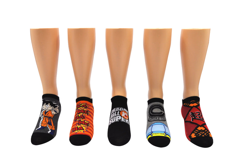 Dragon Ball Super 5 Pair Pack Lowcut Socks