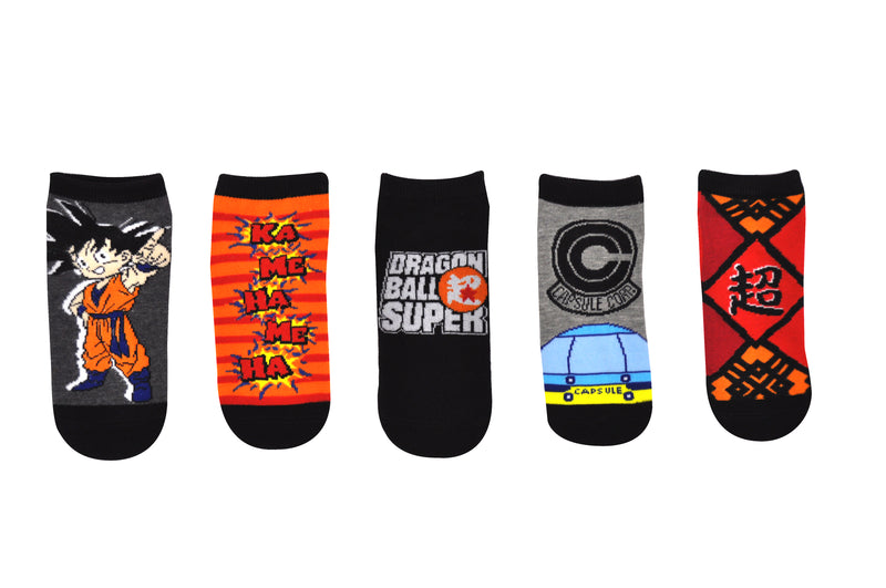 Dragon Ball Super 5 Pair Pack Lowcut Socks