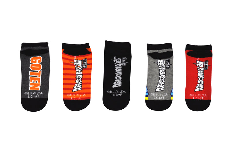 Dragon Ball Super 5 Pair Pack Lowcut Socks