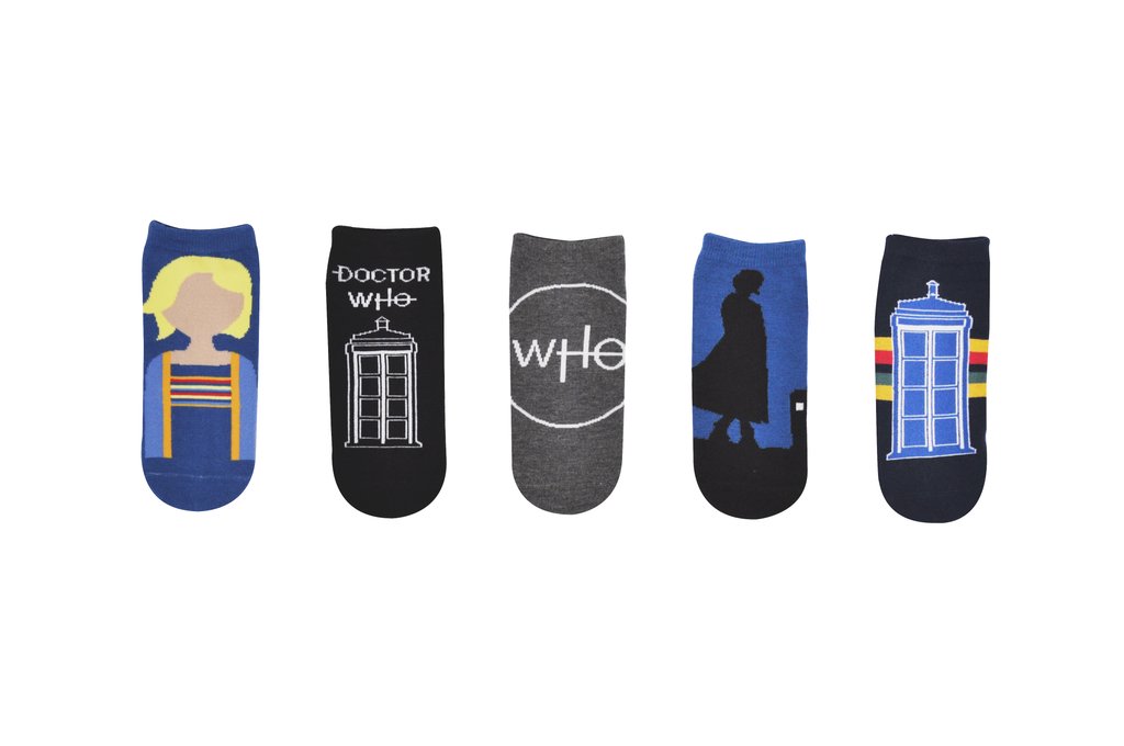 Dr. Who 13th Doctor 5 Pack Ankle