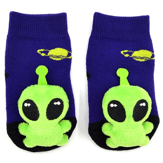 Baby Alien Boogie Toes Rattle Sock