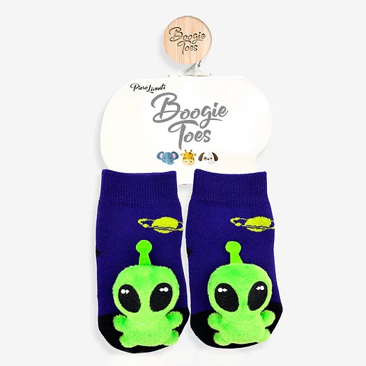 Baby Alien Boogie Toes Rattle Sock