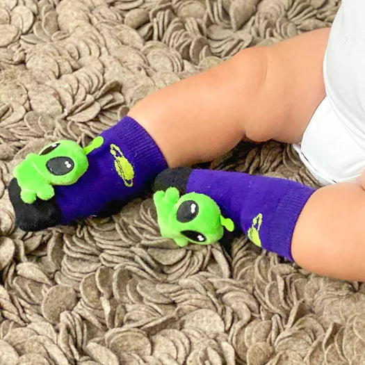 Baby Alien Boogie Toes Rattle Sock