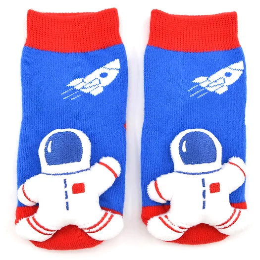 Baby Astronaut Boogie Toes Rattle Sock