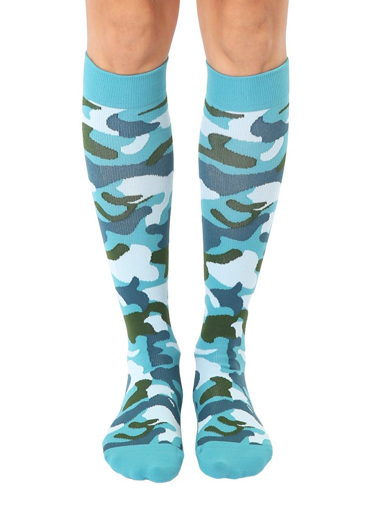 Blue Camo Compression