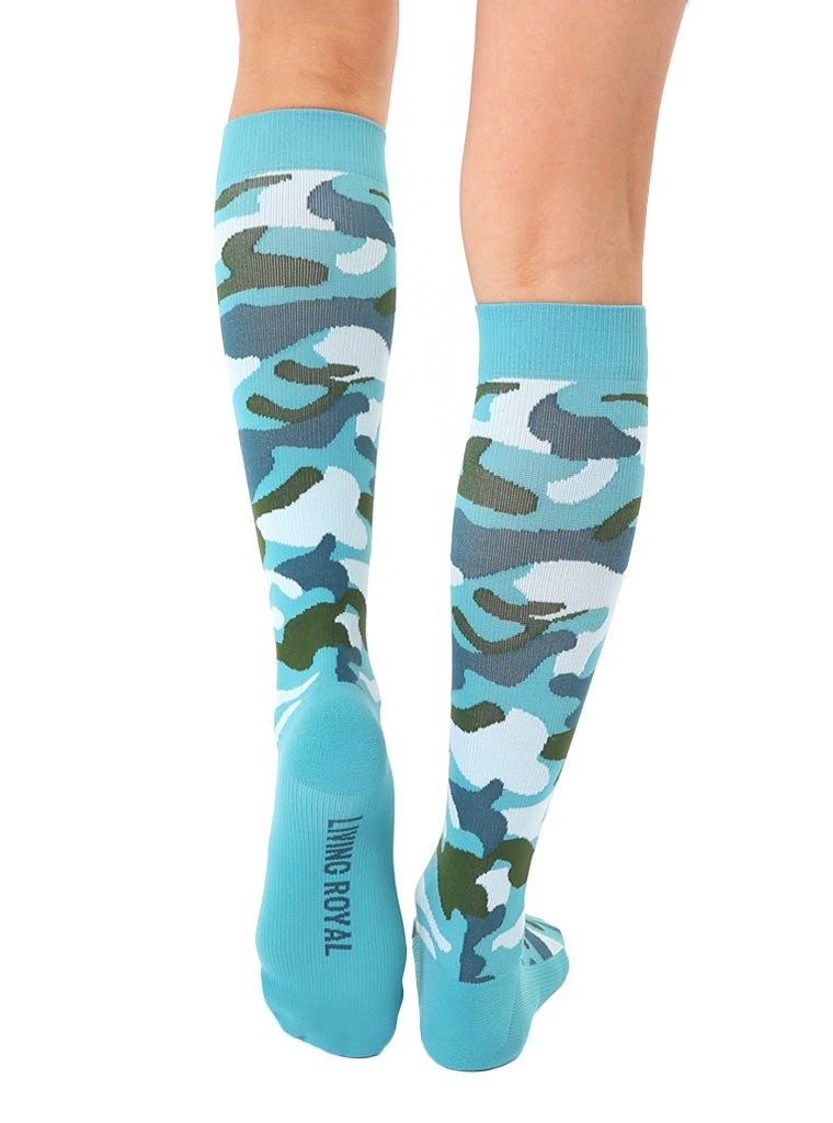 Blue Camo Compression